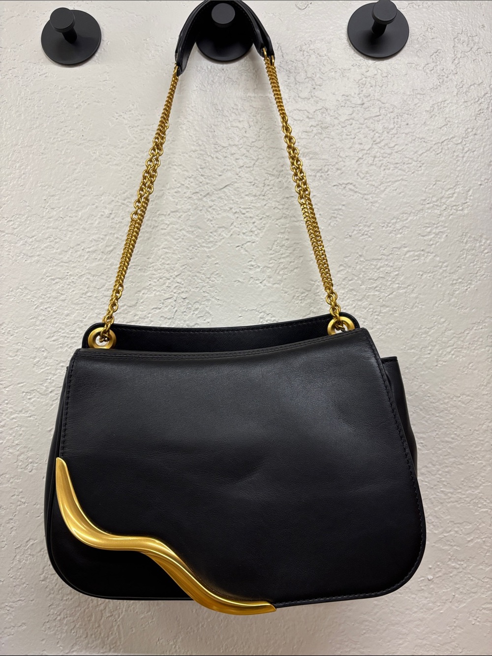 Donna Karan malverne black mini shoulder crossbody bag